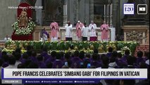 Pope Francis celebrates first 'Simbang Gabi' for Filipinos in Vatican
