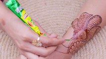 Full hand bridal mehndi designs easy back side 2019 | Full hand mehndi design for dulhan