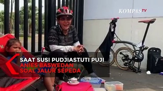 Saat Susi Pudjiastuti Puji Anies Baswedan Soal Jalur Sepeda