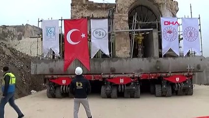 Ilısu barajı altında kalacak olan hasankeyf'te er rızık camii taşınıyor-3