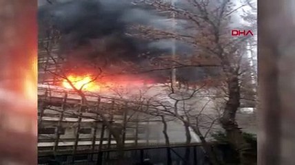 DSİ Genel Müdürşüğü binasında yangın çıktı