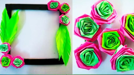 Amazing and Attractive Paper Flower Wall Hanging  Diy Paper flower wall hangin