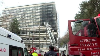 DSİ Genel Müdürlüğünde yangın (5)