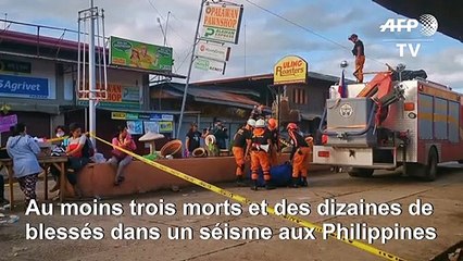 Séisme aux Philippines: au moins trois morts et des dizaines de blessés