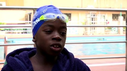 Nigerian youngster dreams of swimming his way to the Olympics