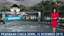 Prakiraan Cuaca Senin 16 Desember 2019