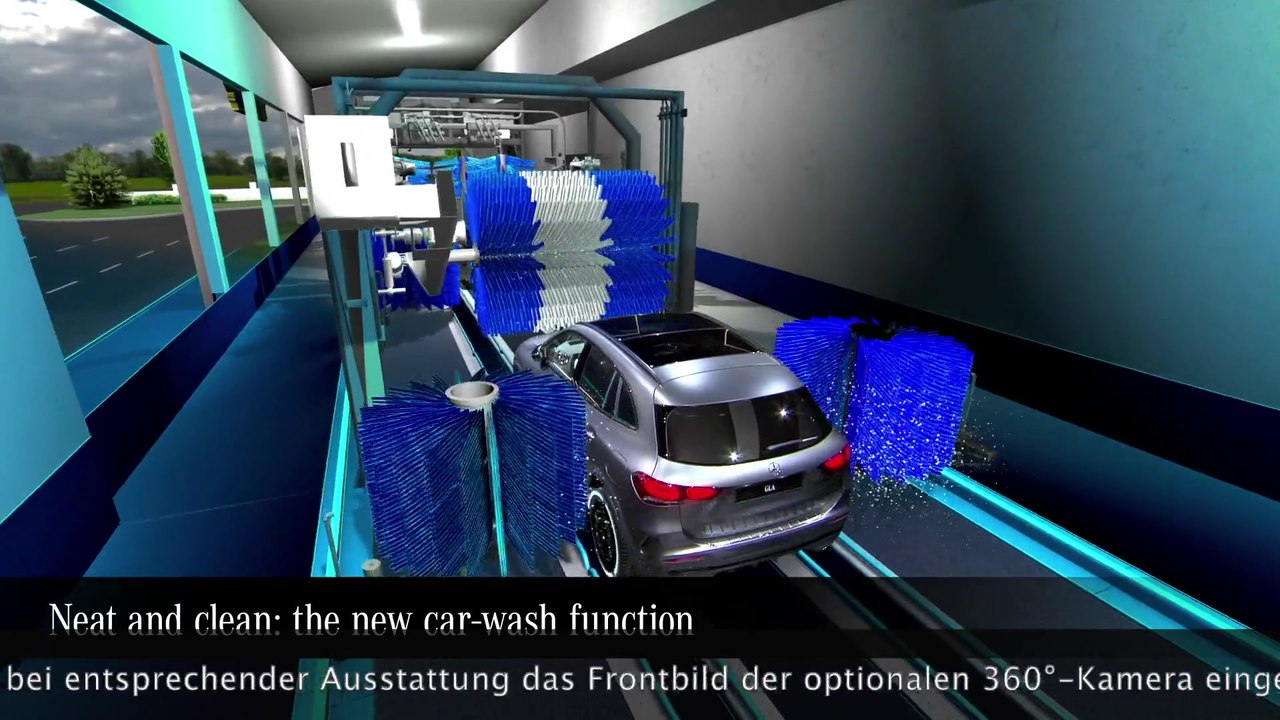 Die neue Mercedes-Benz GLA Edition - Waschfunktion