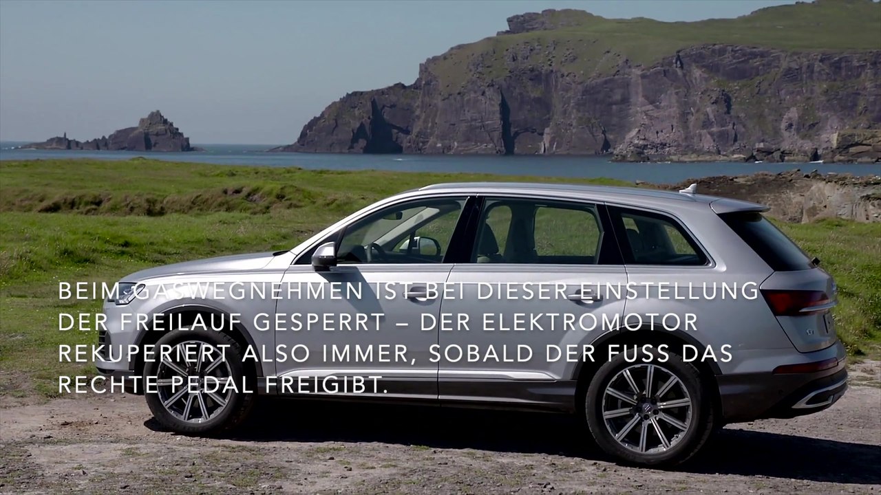 Der Audi Q7 TFSI e quattro - Bis zu sieben Fahr-Charaktere - das System Audi drive select