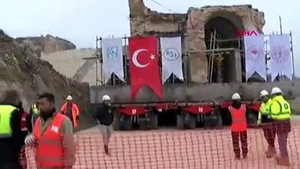 Hasankeyf'in son tarihi eseri de taşınıyor