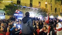 Protestos violentos no Líbano