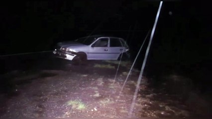 Capotamento é registrado na PR-180