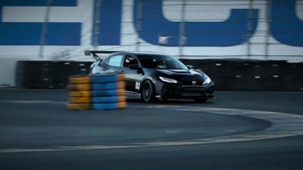 Honda Performance Development Civic Type R TC Race Car on the track