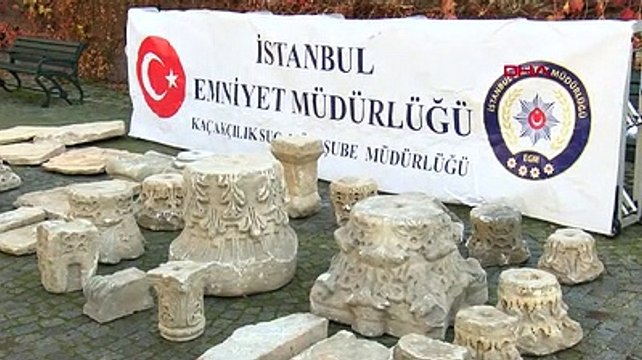 Roma ve Bizans dönemine ait eserler elegeçirildi