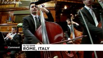 Riccardo Muti conducts Christmas concert in Italian Senate