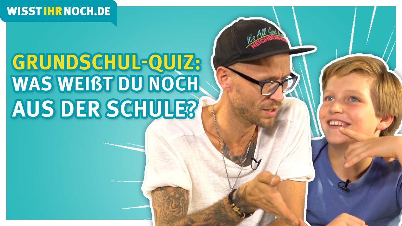 Grundschul-Quiz - Wenn du 6 Fragen schaffst, bist du ein Genie  | Wisst ihr noch?