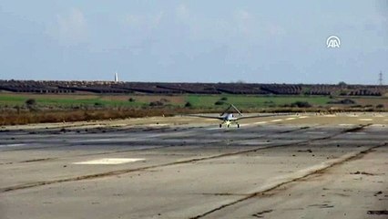 KKTC'ye inen İHA, ilk görev uçuşu için havalandı - GEÇİTKALE