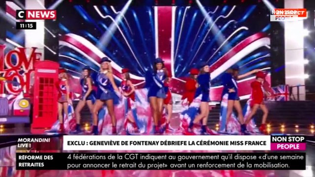 Morandini Live - Miss France 2020 : Geneviève de Fontenay dézingue la cérémonie (Vidéo)