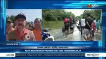 Jalan Penghubung Antar Desa di Kampar Terputus Akibat Banjir