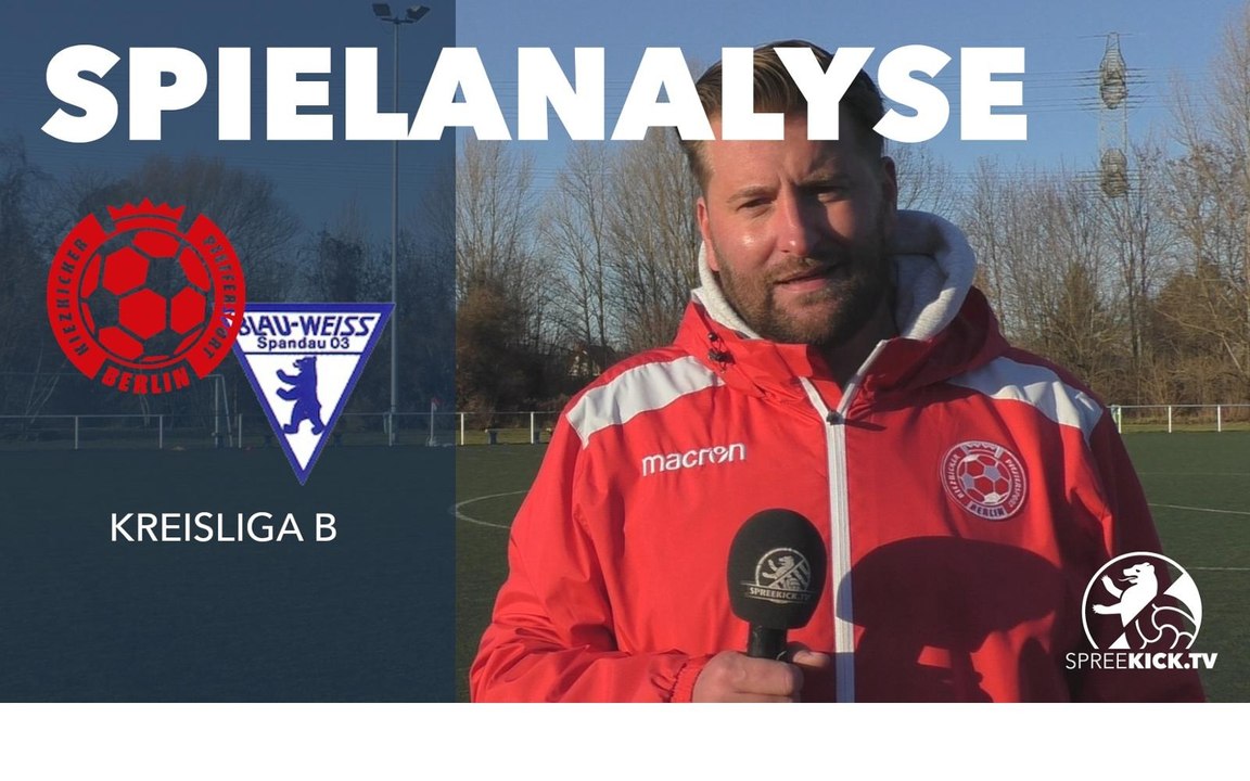 Spielanalyse | Pfeffersport - Blau-Weiß Spandau II (15. Spieltag, Kreisliga B, St.1)