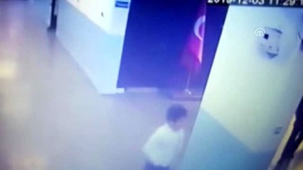 Şırıngalı çikolatadan yaşamını yitiren Mert Yağız Köksal'ın okulda fenalaştığı anlar güvenlik...