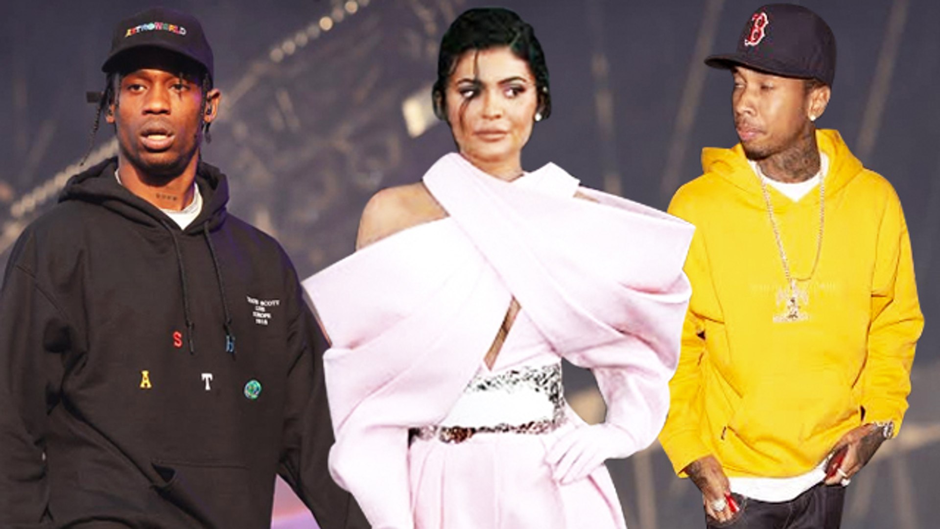 Kylie Jenner Partied With Both Her Exes Travis Scott & Tyga At Diddy’s 50th Birthday Party