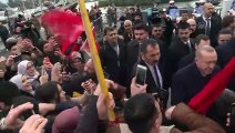 İsviçre'de yaşayan Türk vatandaşlarından, Cumhurbaşkanı Erdoğan'a coşkulu karşılama - CENEVRE