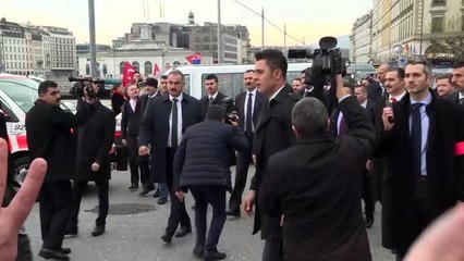 İsviçre'de yaşayan Türk vatandaşlarından, Cumhurbaşkanı Erdoğan'a coşkulu karşılama