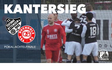 Download Video: Buchholz von der Rolle: Teutonia spaziert ins Viertelfinale | FC Teutonia Ottensen 05 – TSV Buchholz 08 (Achtelfinale, Pokal)