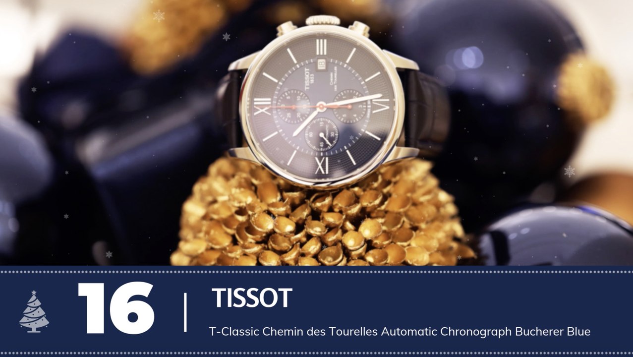 #16 Tissot T-Classic Chemin des Tourelles Automatic Chronograph Bucherer Blue