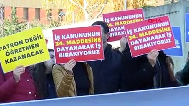 Doğa Koleji öğretmenleri; 3 aydır maaşımız ödenmiyor, kiramızı ödeyemiyoruz