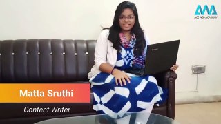 Content Writing Course Testimonial Video By Matta Sruthi at Ace Web Academy