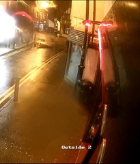 CCTV footage showing Jason Goldrick walking in Poulton