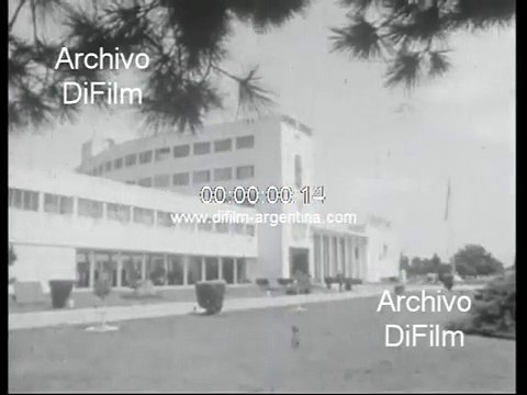 Acto en el laboratrorio de YPF en Florencio Varela - Buenos Aires 1967