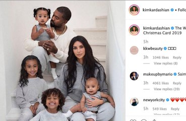 Kim Kardashian West releases family Christmas card