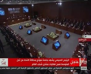 السيسى: مصر تبذل جهدا كبيرا بملف التحول الرقمى ودعم التشغيل