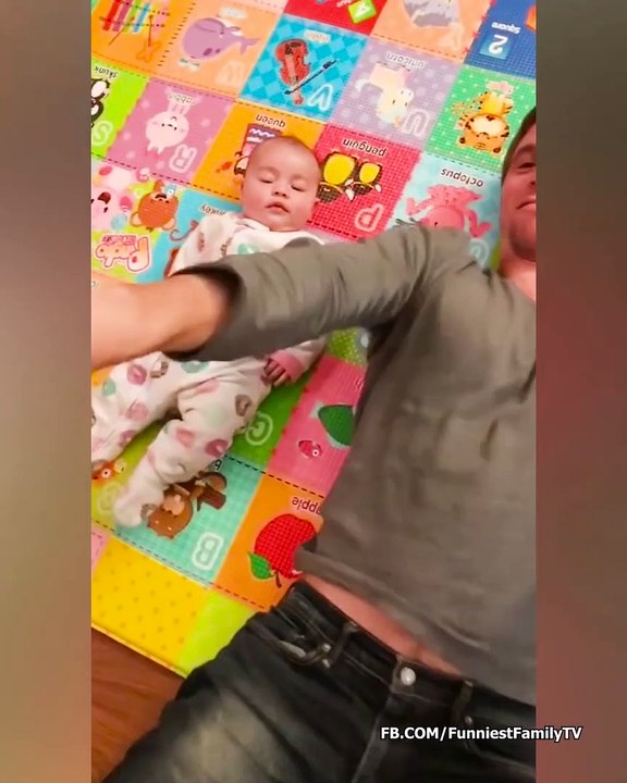 Funniest Daddy Make Baby Dancing