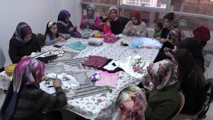 Teröristlerin yaktığı Halk Eğitim Merkezi yeni yerinde kadınların umudu oldu