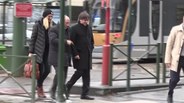 Chambre du conseil: Comparution des indépendantistes catalans Lluis Puig, Toni Comin et Carles Puigdemont
