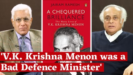 'Nehru Should've Never Made V.K. Krishna Menon the Defence Minister': Jairam Ramesh on his New Book