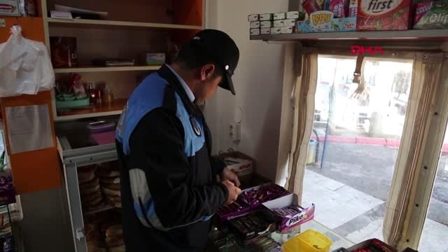 Mersin toroslar zabıtasından 'şırıngalı çikolata' denetimi