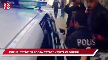 Küfür ettiğini iddia ettiği kişiyi sokak ortasında tüfekle öldürdü