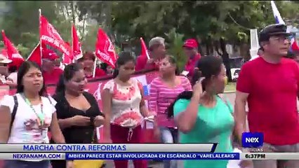 Marcha contra reformas - Nex noticias