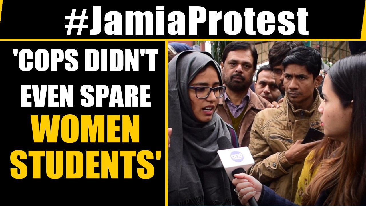 Jamia Protest: Women students claim they were thrashed by police