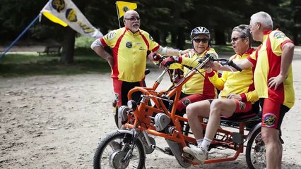 Tour du barrage avec les anciens !!