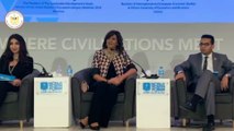 وزيرة الهجرة  تشارك في جلسة  دول المتوسط  بمنتدى شباب العالم