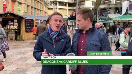 Dragons V Cardiff Blues, The Nutcracker, & Christmas Movie Classics!