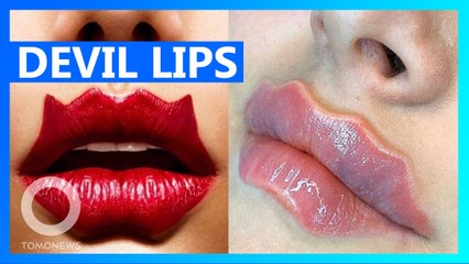 Russian girls go gaga over bizarre wavy lip trend