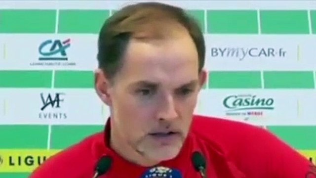 Football - Ligue 1 - La réaction de Thomas Tuchel après la victoire du PSG à Saint-Étienne 4-0