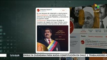 Al Mayadin reconoce al pdte. Nicolás Maduro como personalidad del año