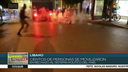 Libaneses cierran las calles por un cambio del sistema político